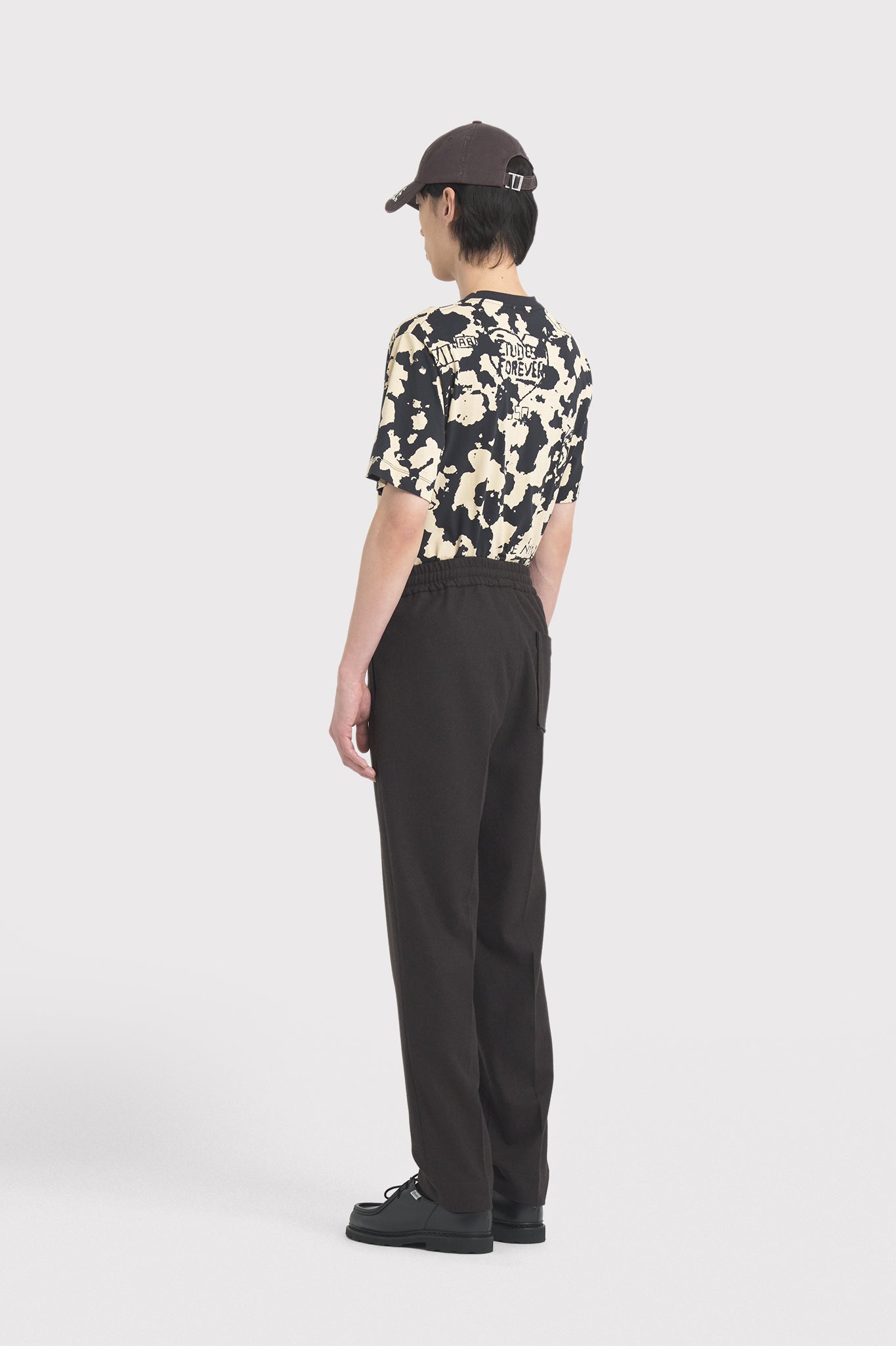 ÉTUDES ROMANCE FLANNEL DK BROWN TROUSERS 3