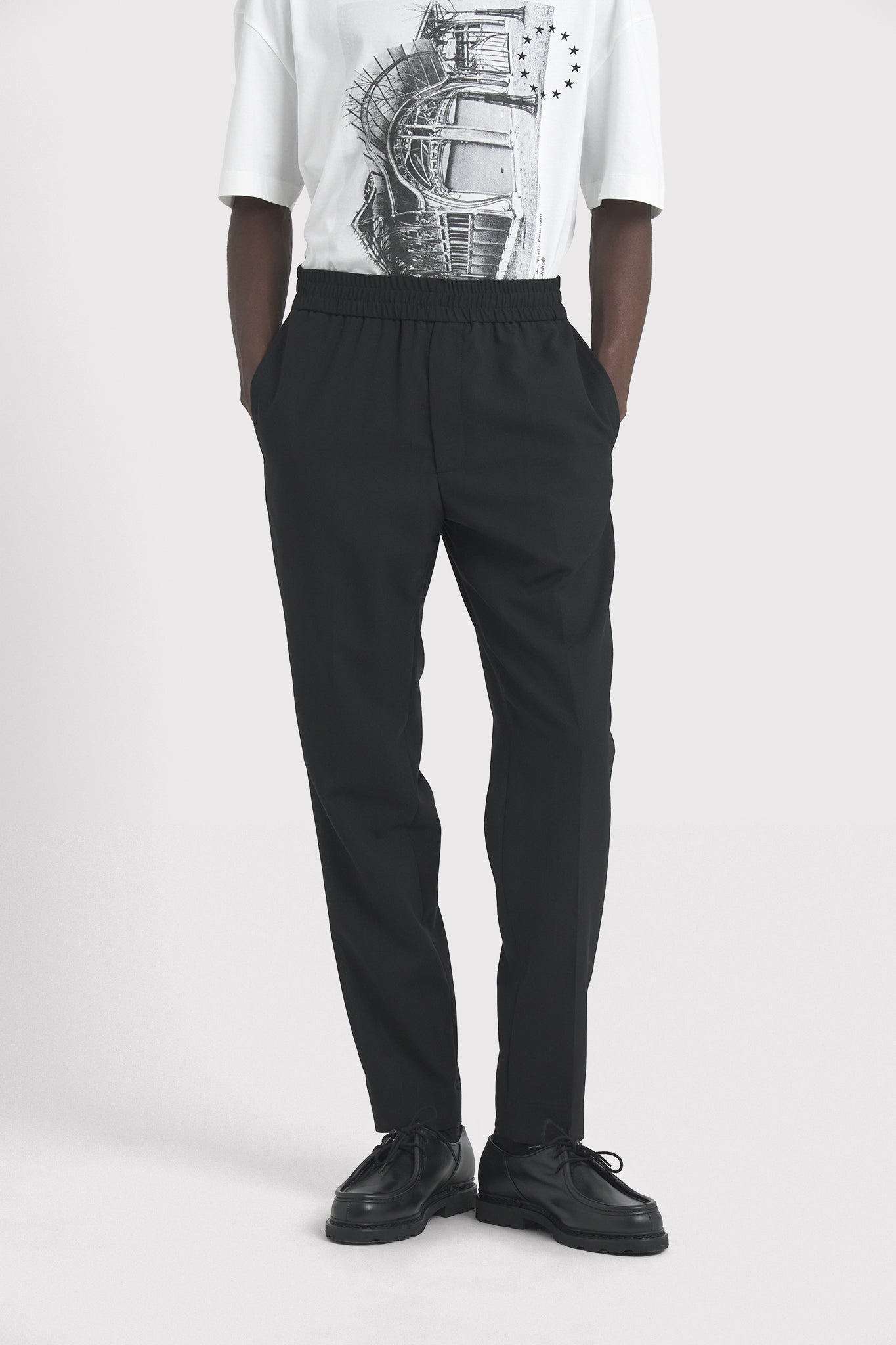 ÉTUDES ROMANCE WOOL BLACK TROUSERS 4