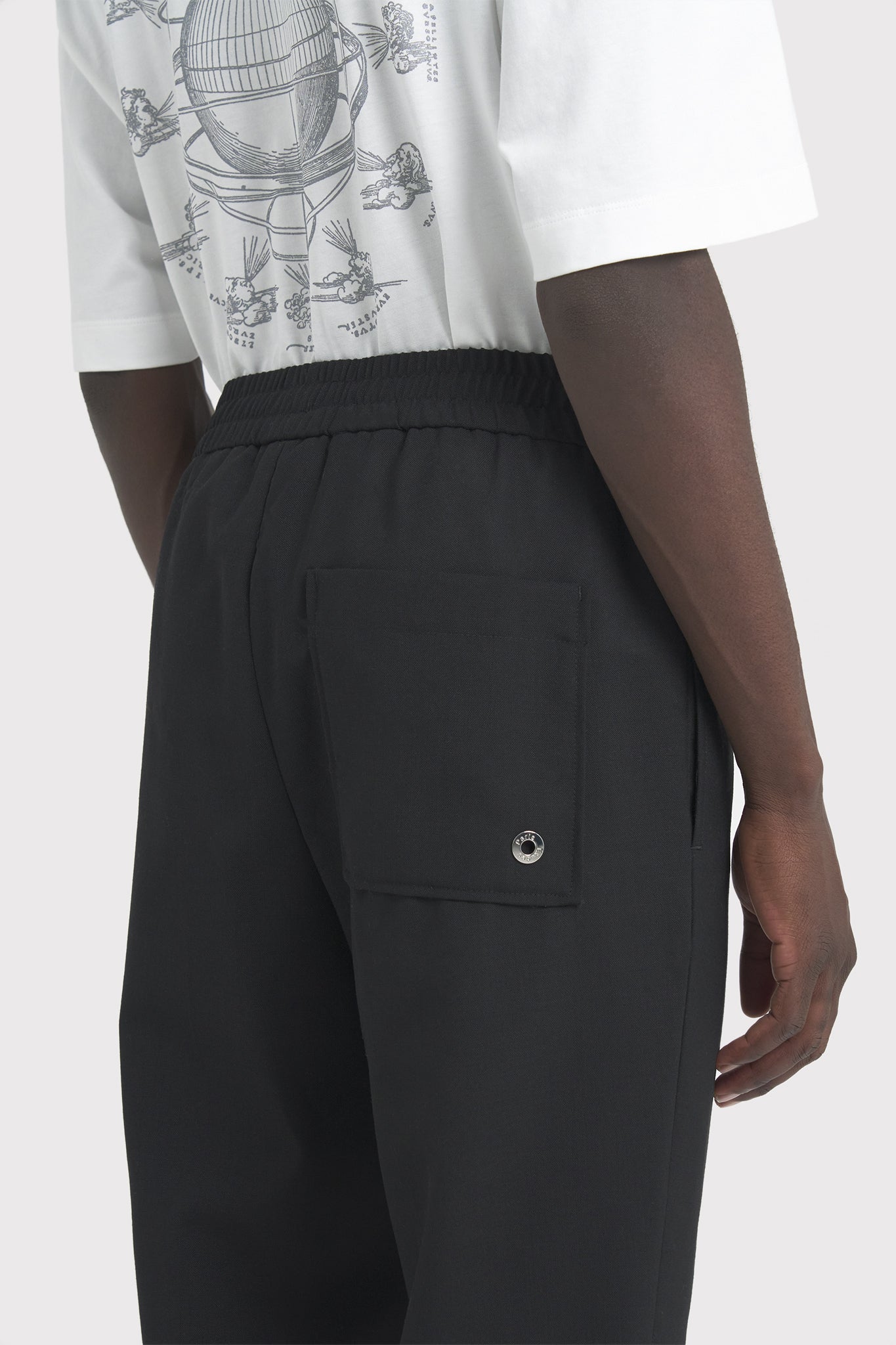 ÉTUDES ROMANCE WOOL BLACK TROUSERS 5