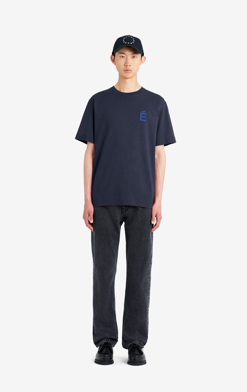 ETUDES STUDIO REGULAR TEE SHIRT É NAVY 2