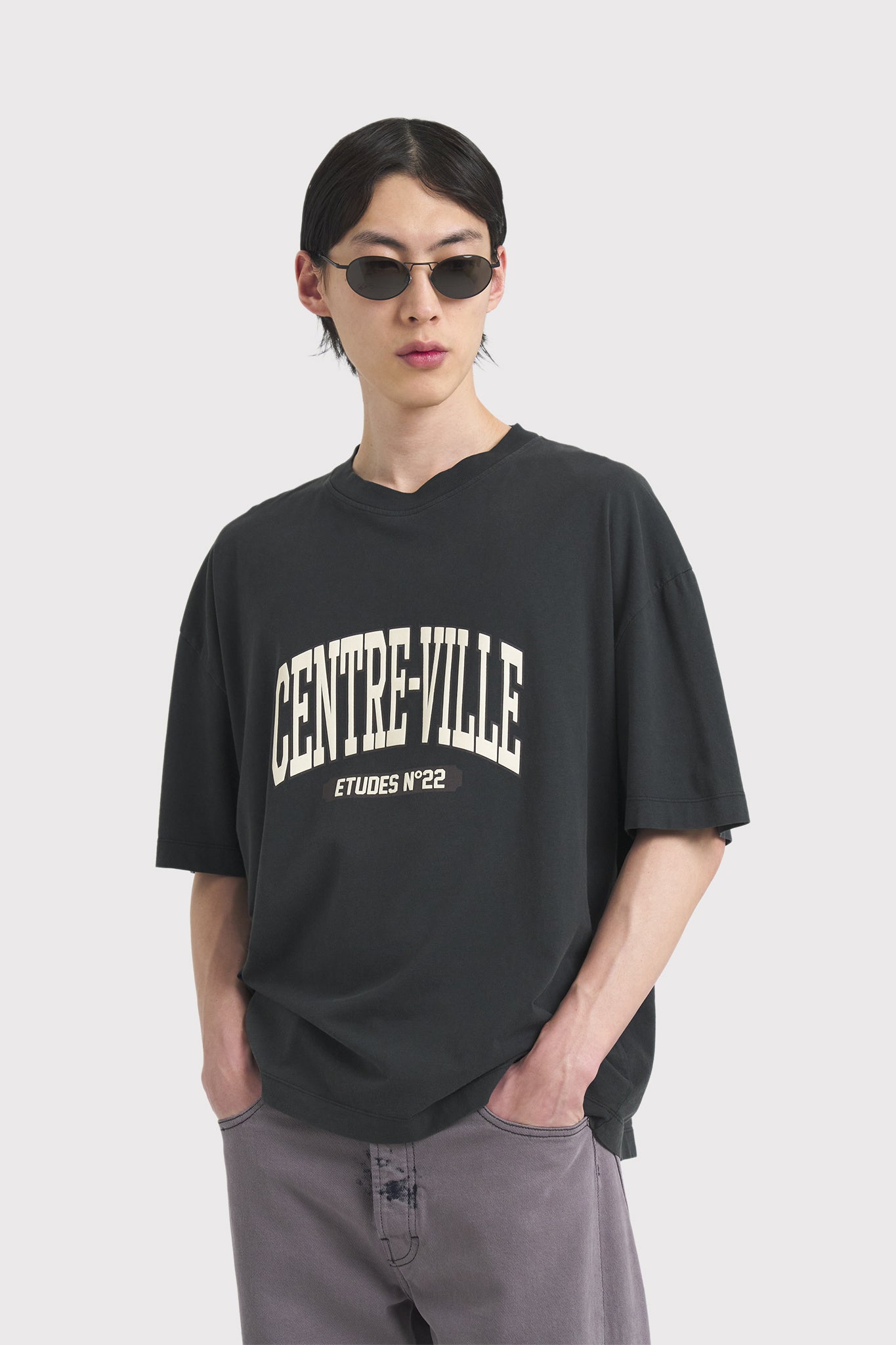 ÉTUDES SPIRIT CENTRE-VILLE BLACK T-SHIRTS 3