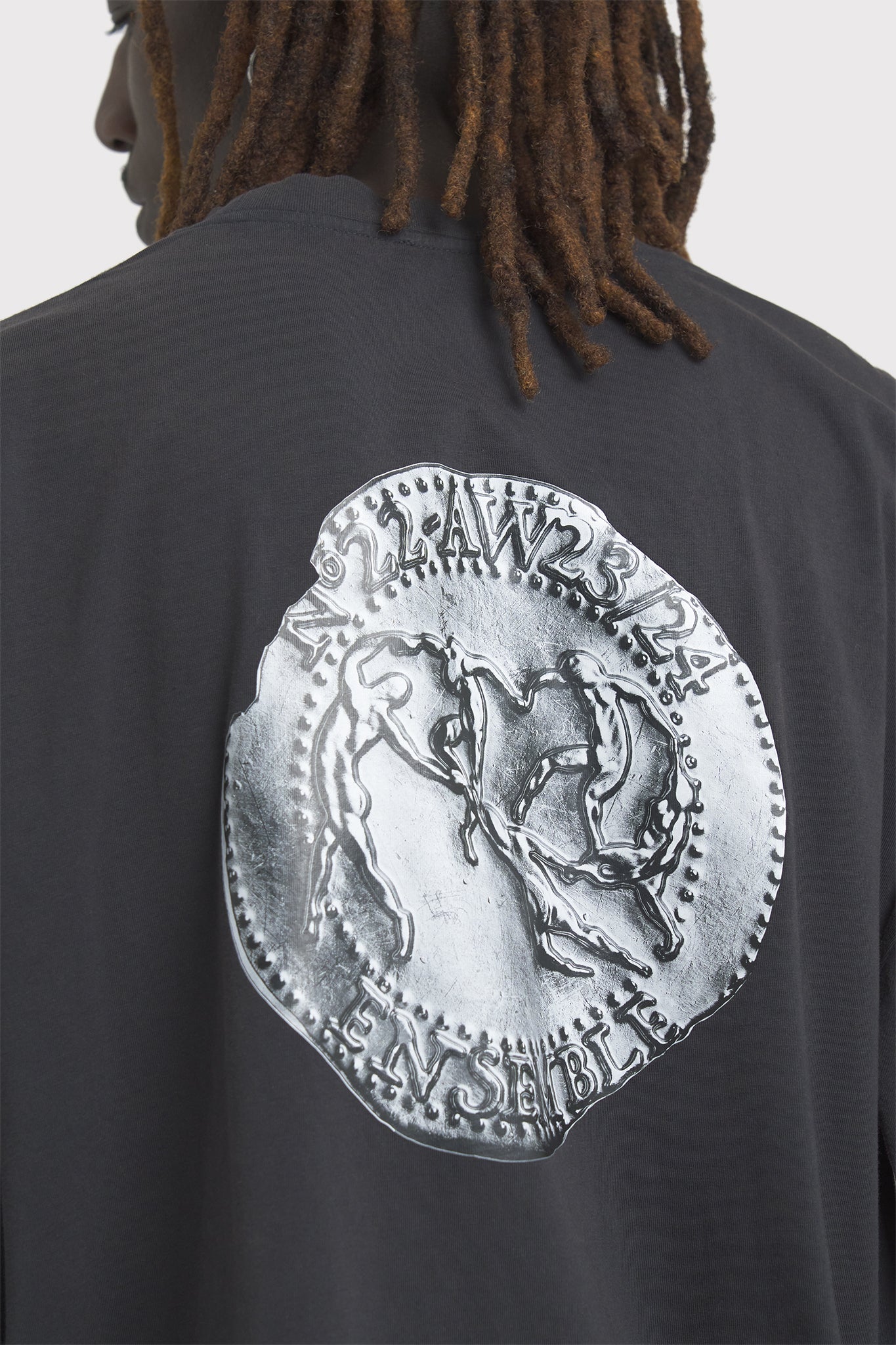 ÉTUDES SPIRIT COIN BLACK WASHED T-SHIRTS 5
