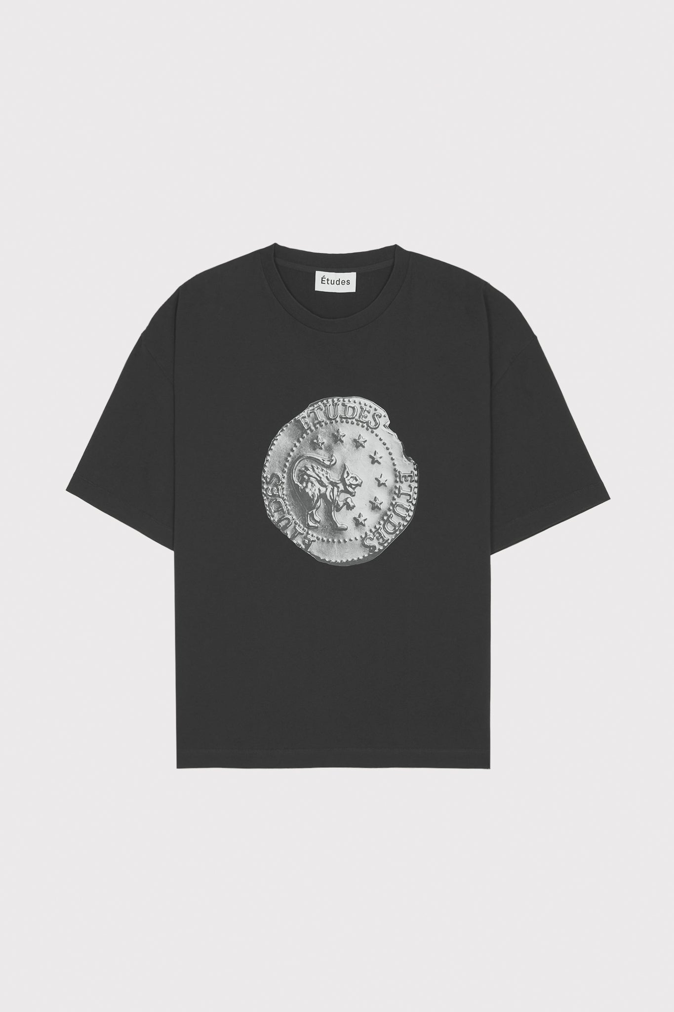 ÉTUDES SPIRIT COIN BLACK WASHED T-SHIRTS 2