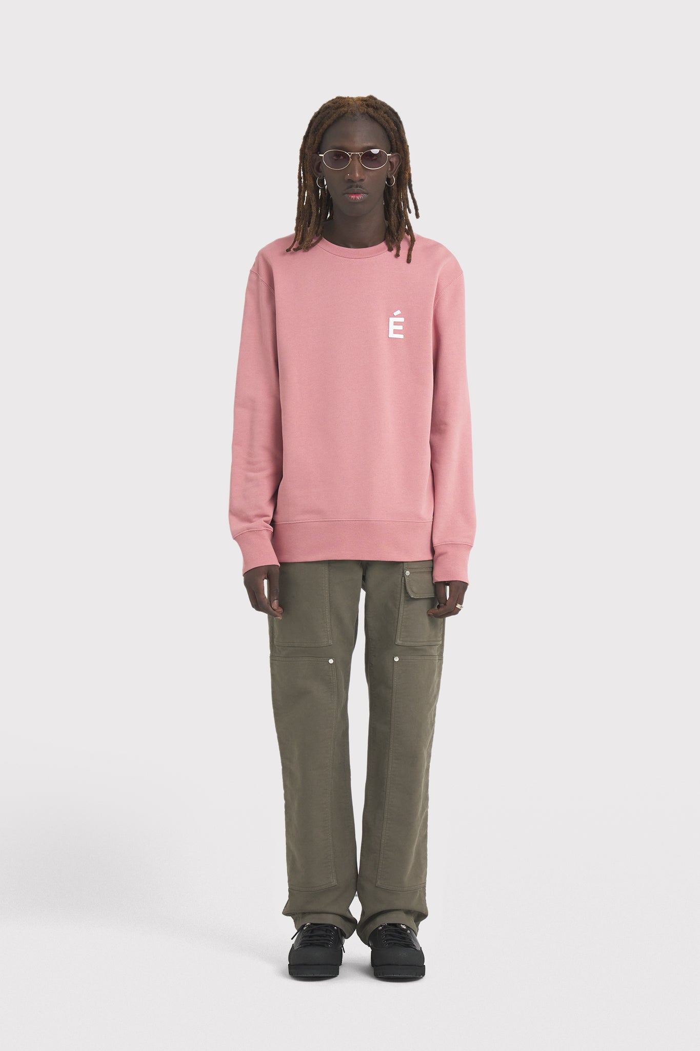 ÉTUDES STORY PATCH PINK SWEATSHIRTS 1