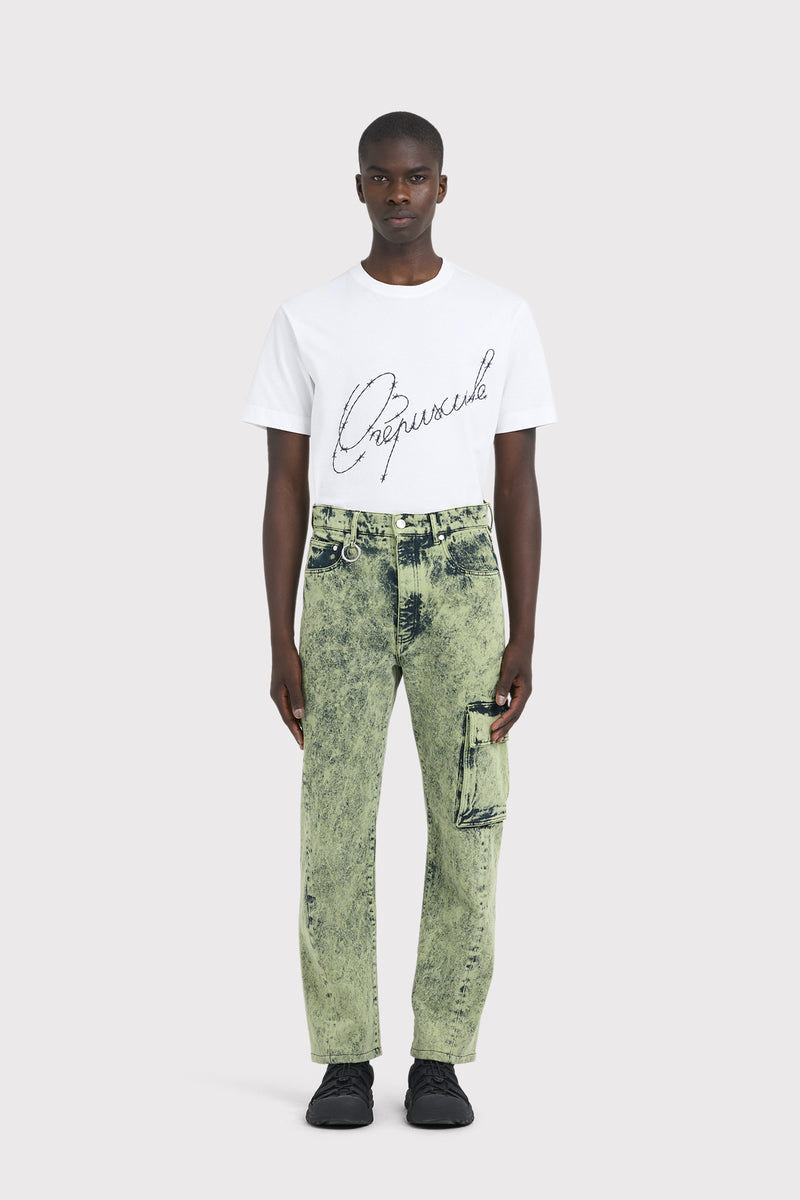 SURFACE DENIM ACID DYED OLIVE DYED OLIVE 3