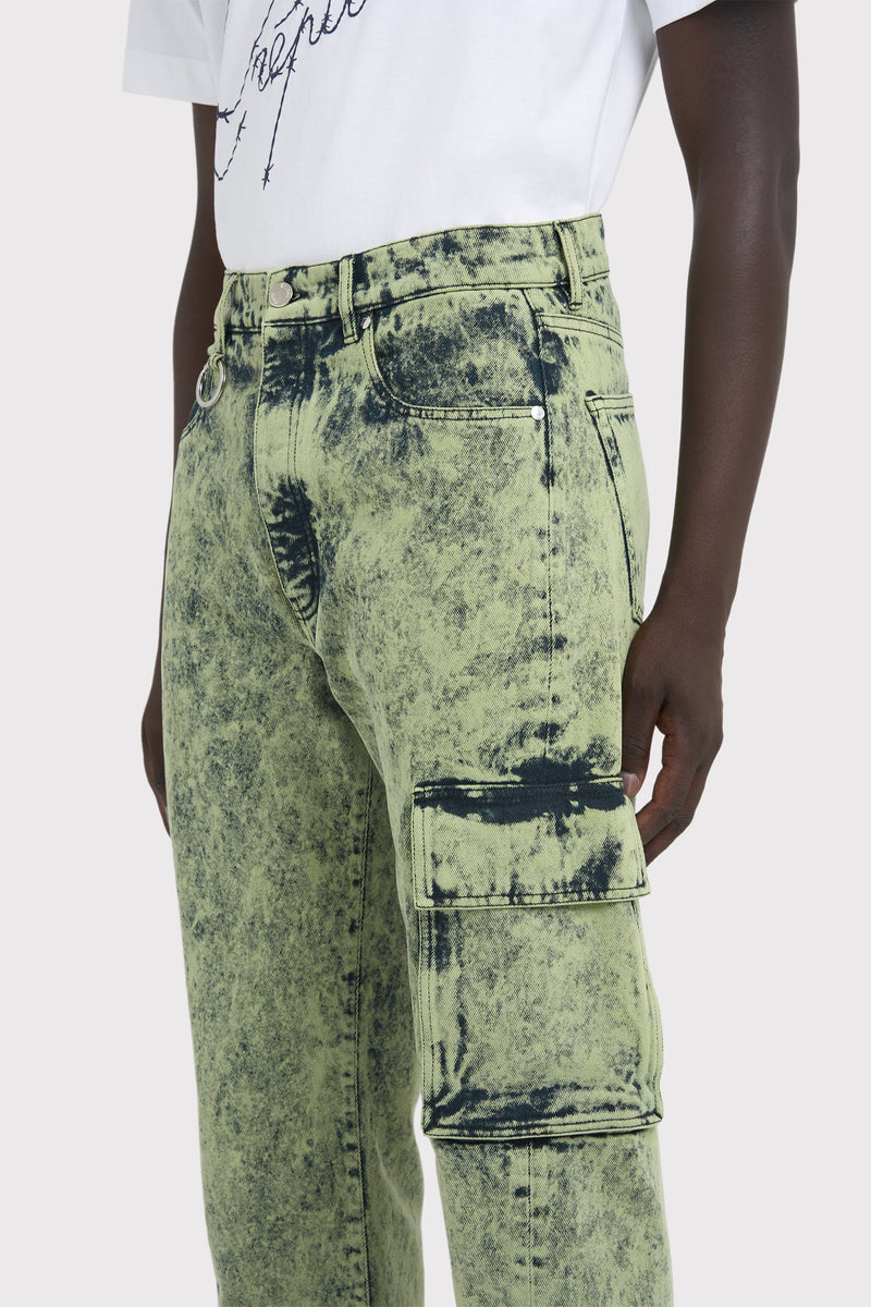 SURFACE DENIM ACID DYED OLIVE DYED OLIVE 4
