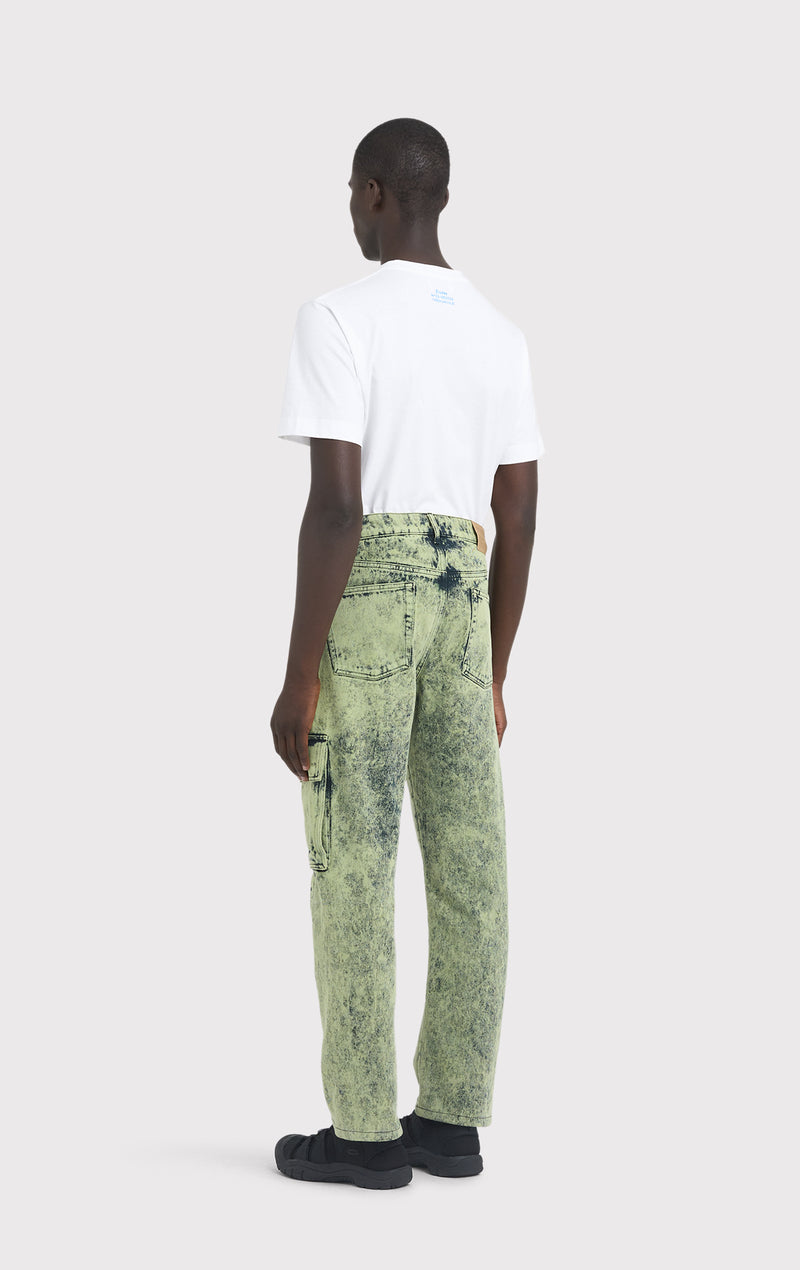 Études SURFACE DENIM ACID DYED OLIVE Trousers 5