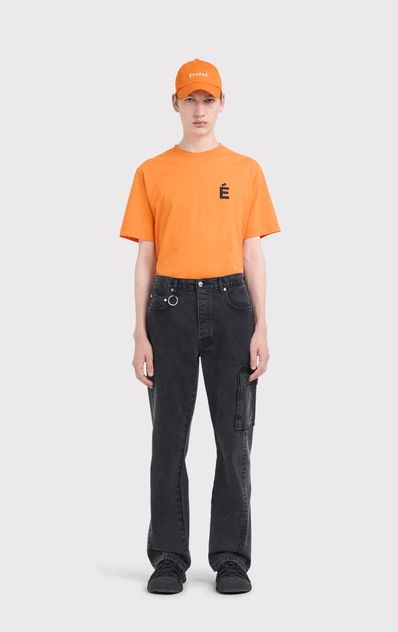 ÉTUDES SURFACE DENIM WASHED BLACK TROUSERS 3