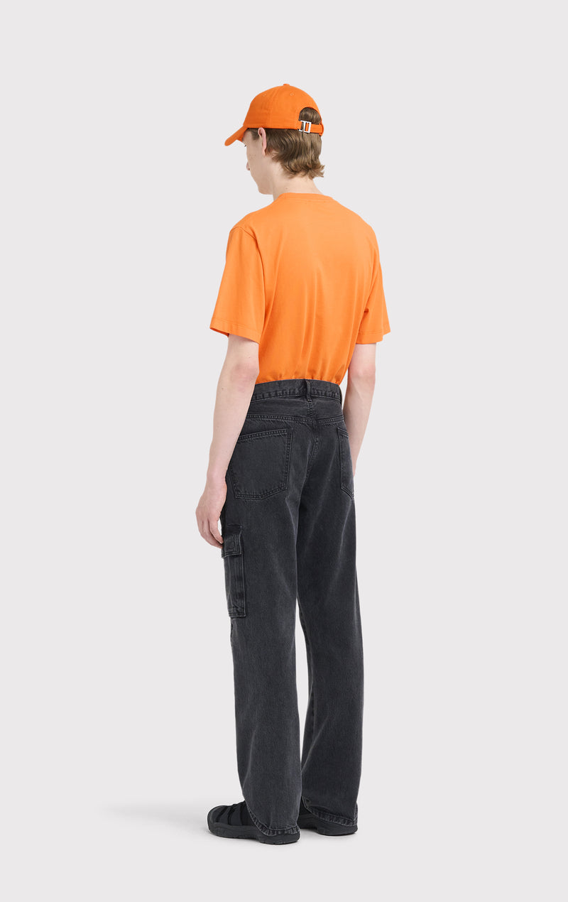 ÉTUDES SURFACE DENIM WASHED BLACK TROUSERS 5