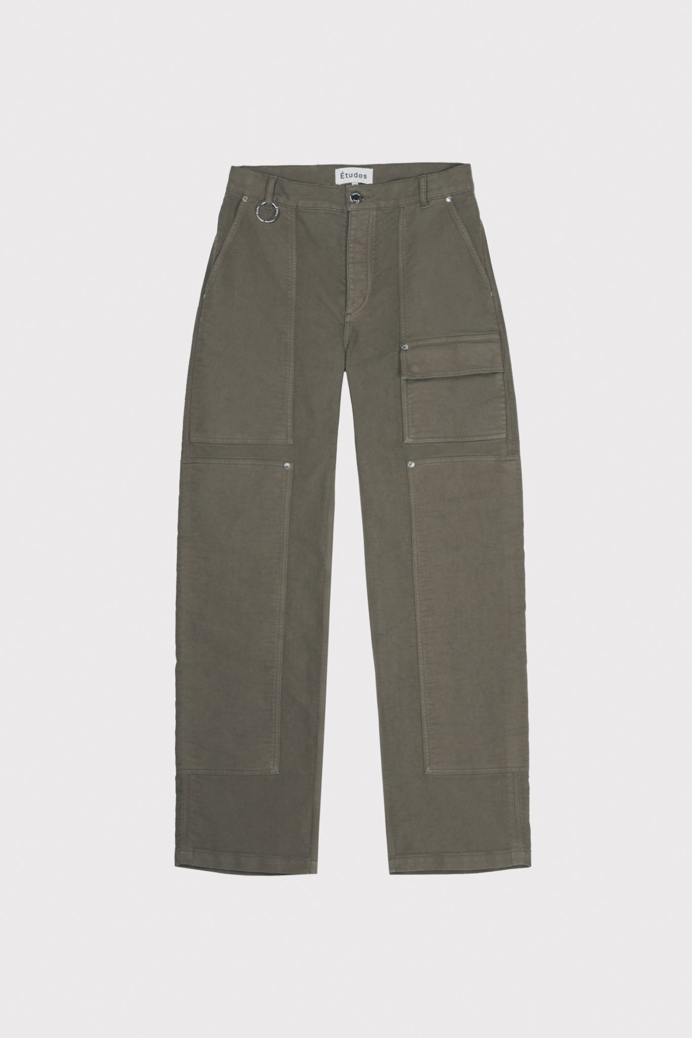 ÉTUDES TERRAIN TWILL DYED BROWN TROUSERS 2