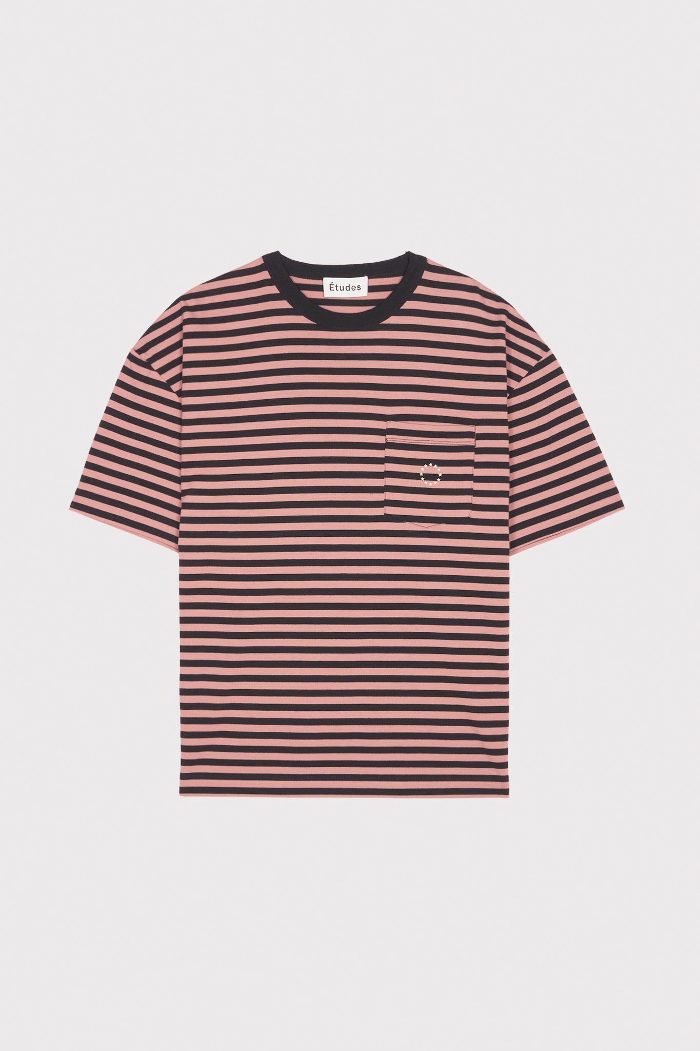 ÉTUDES TRAFFIC PINK BLACK STRIPED T-SHIRTS 2