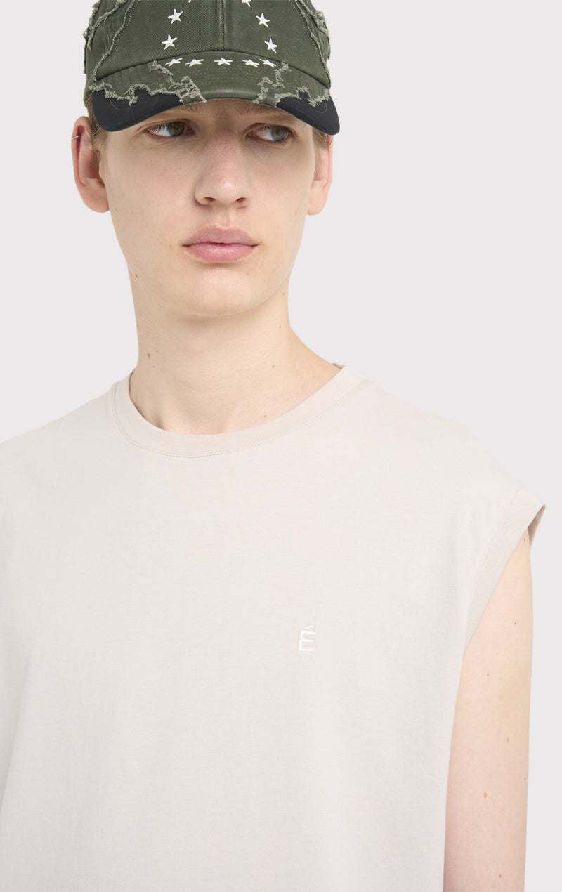 ÉTUDES T-SHIRTS TRIP ACCENT NUAGE ARGENT 2