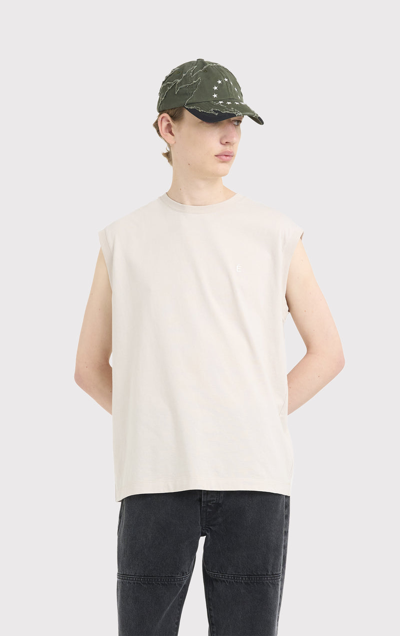 ÉTUDES T-SHIRTS TRIP ACCENT NUAGE ARGENT 4