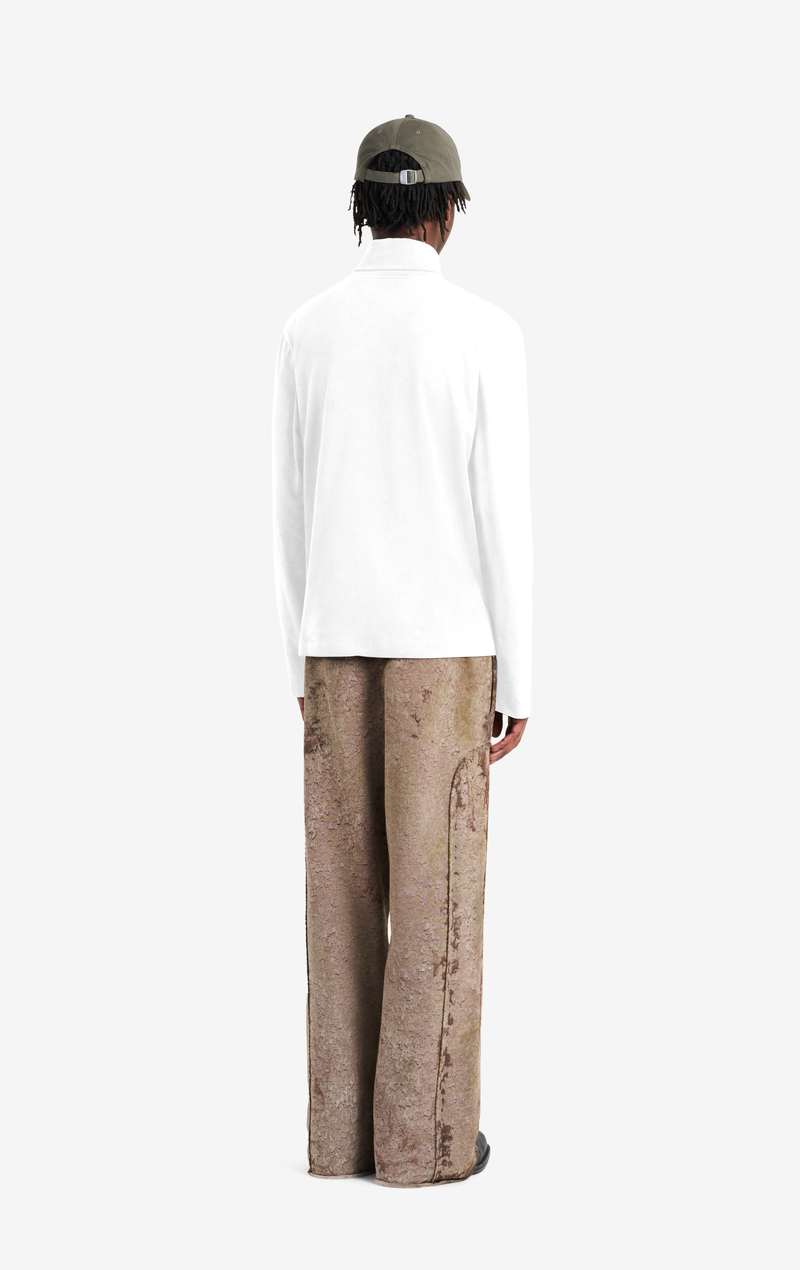 T-SHIRT COL ROULÉ ETUDES STUDIO É BLANC 3