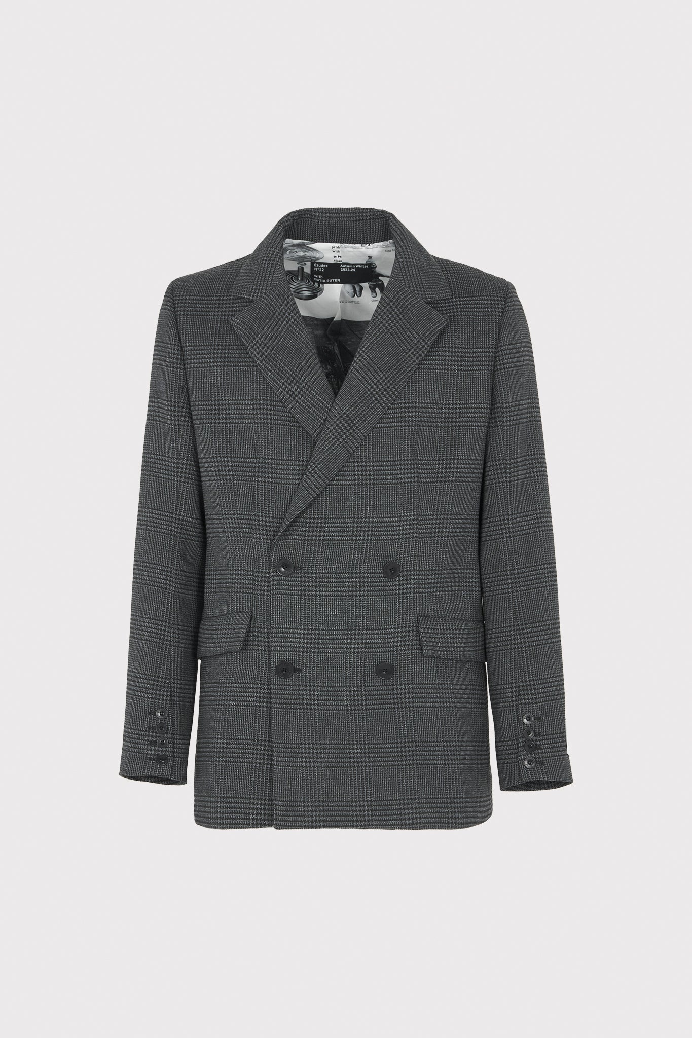 ÉTUDES VERNEUIL BATIA SUTER CHECK OUTERWEAR 2