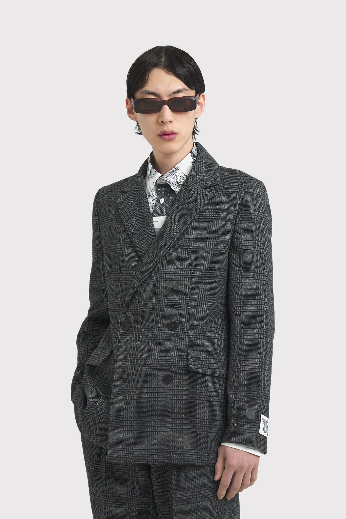 ÉTUDES VERNEUIL BATIA SUTER CHECK OUTERWEAR 4