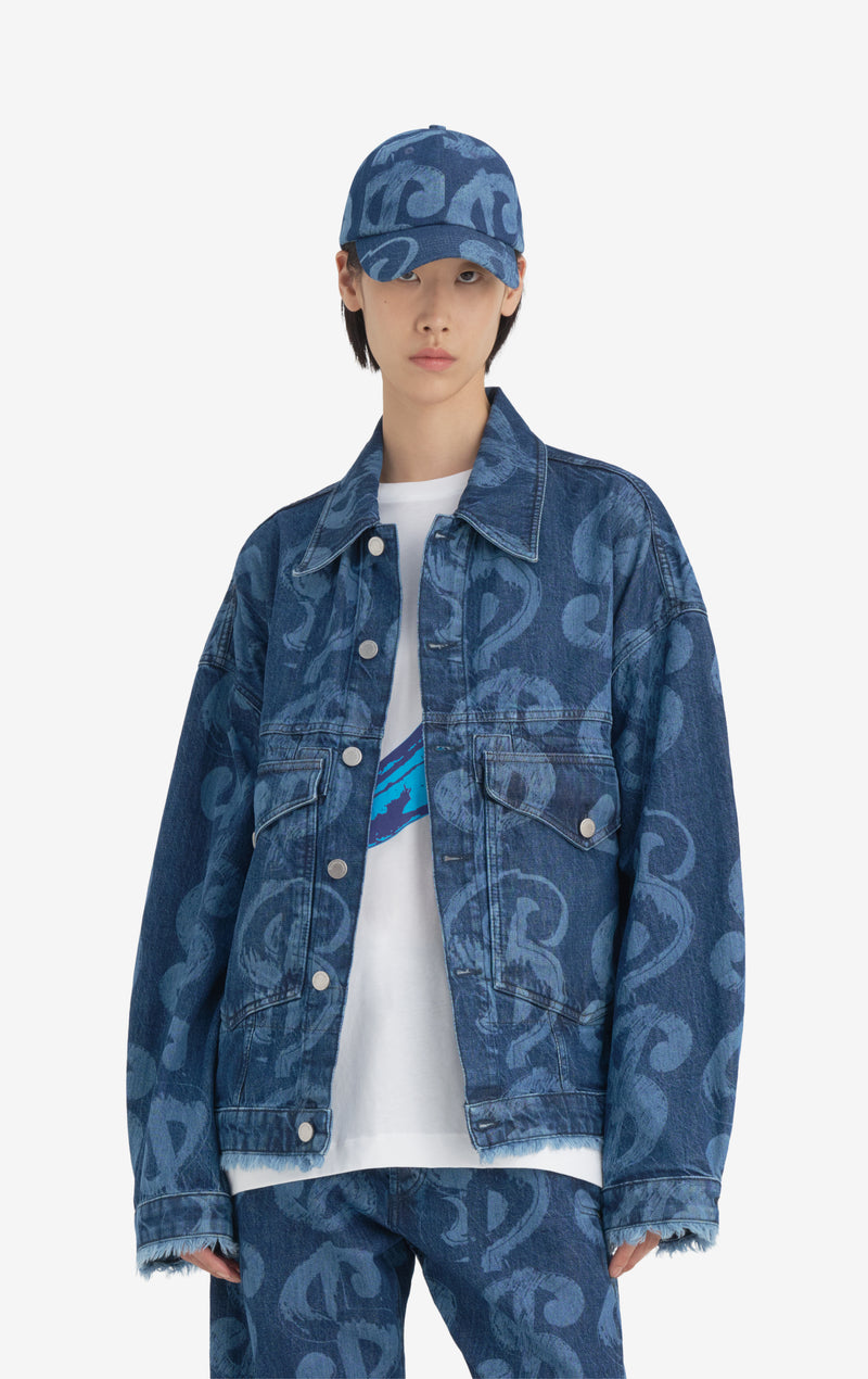 VESTE EN JEAN AMPLE AW 42 / BLEU