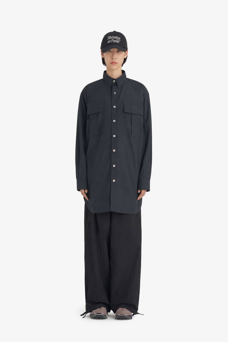 LONG SHIRT BLACK 6