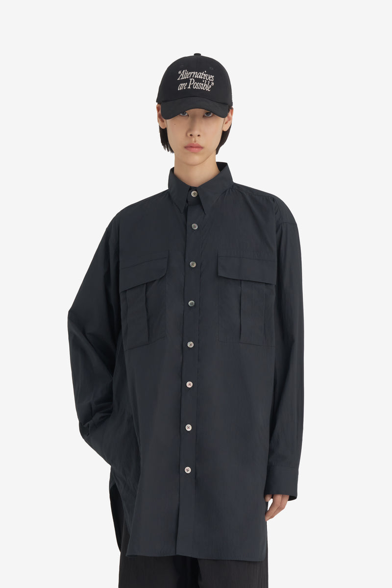 LONG SHIRT BLACK 4