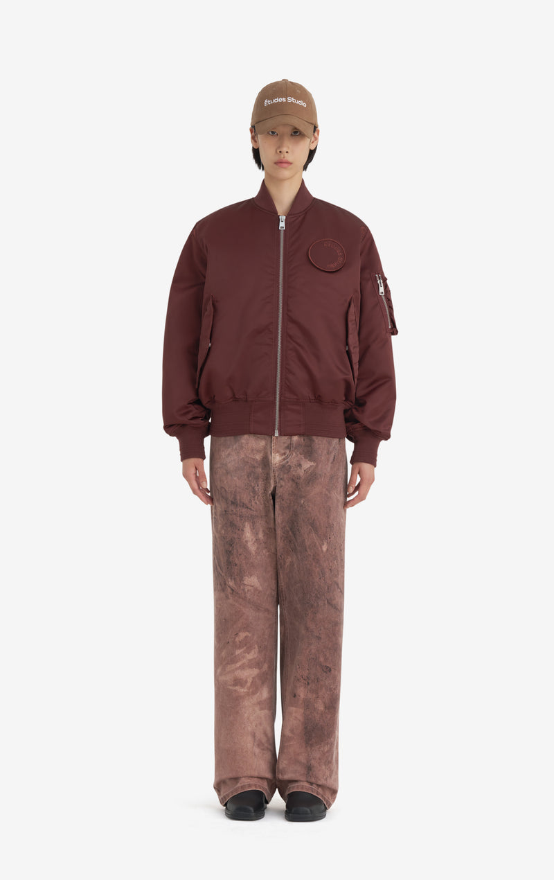 BOMBER JACKET 42 / DK RED