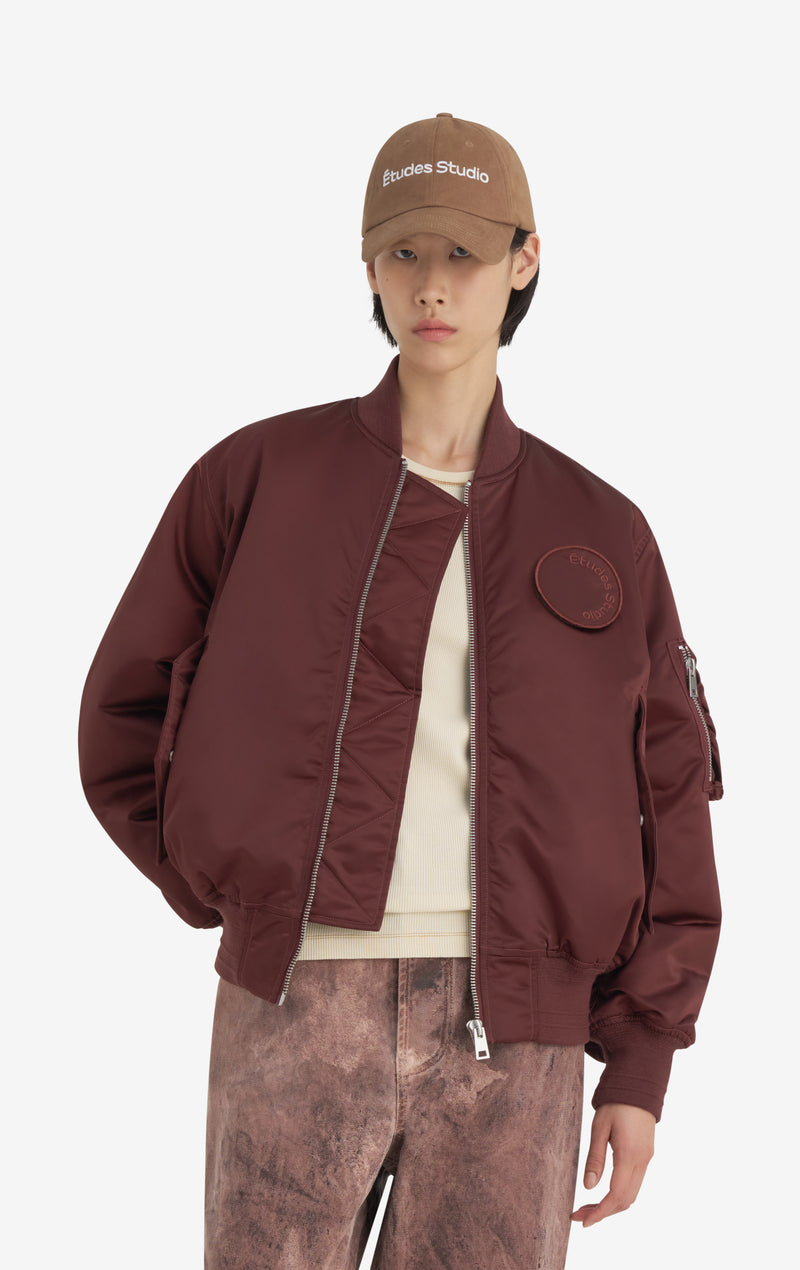 BOMBER JACKET 42 / DK RED