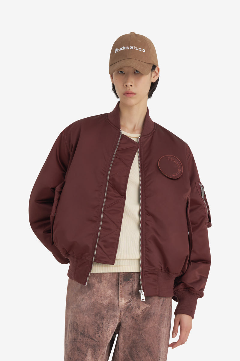 BOMBER JACKET DK RED 4