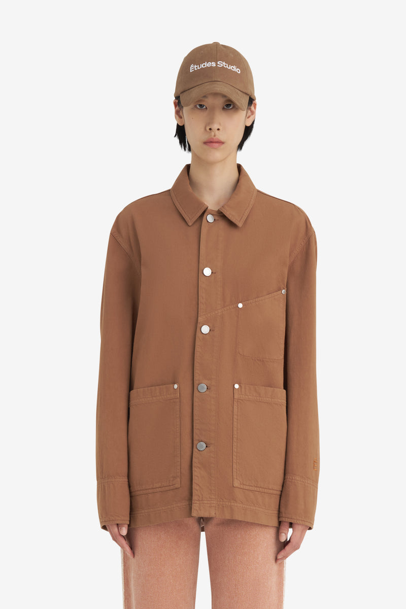 WORKER TWILL JACKET CAMEL 3