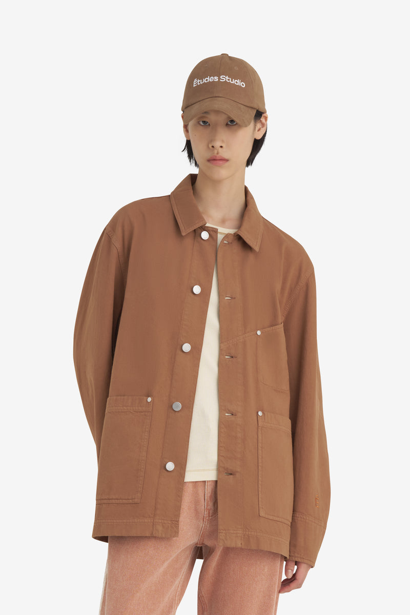 WORKER TWILL JACKET CAMEL 4