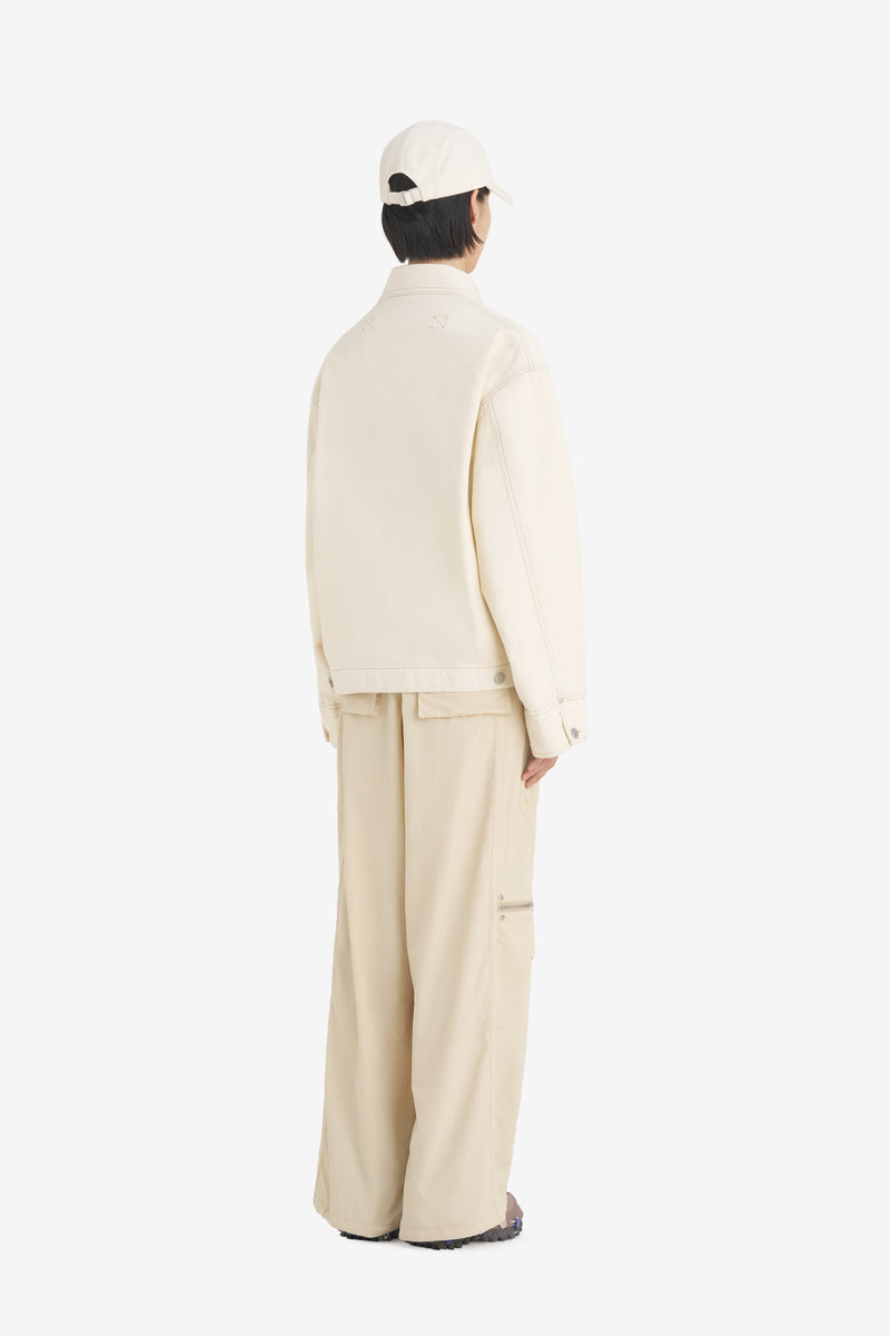 BOXY ZIPPED JACKET OFF WHITE 10