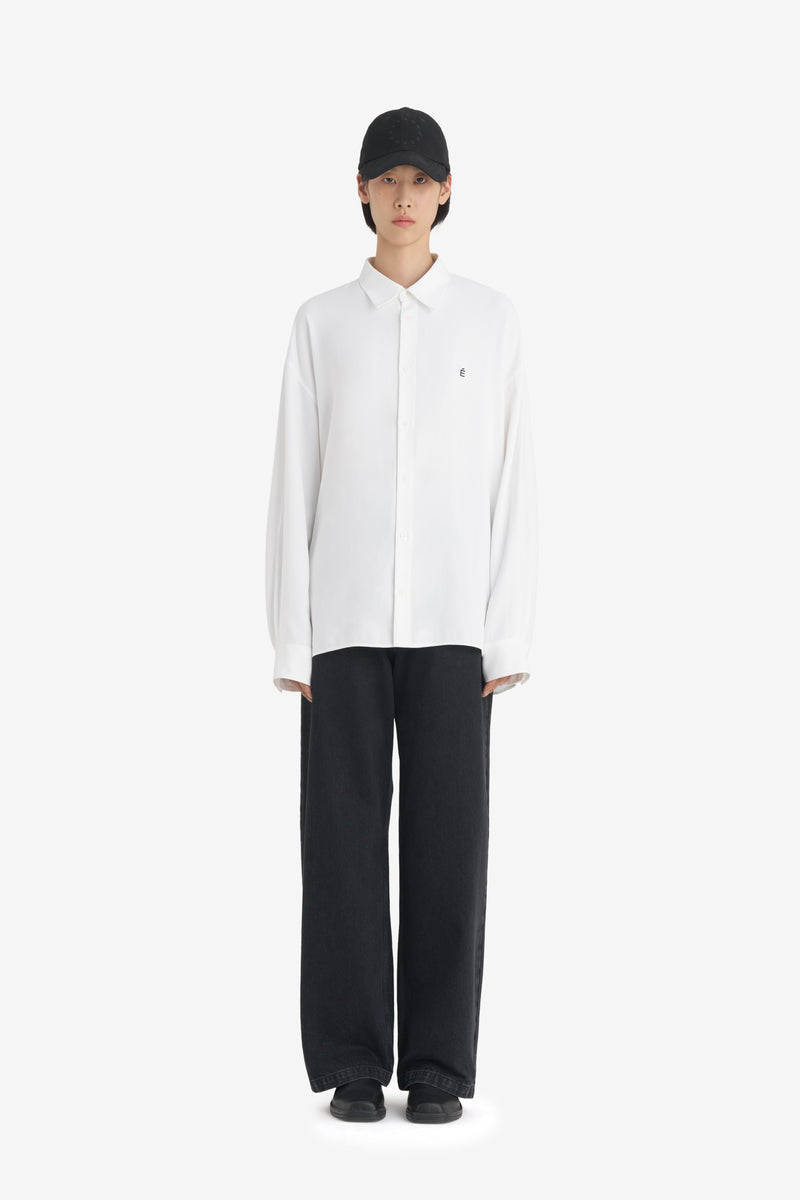 OVERSIZED SHIRT É - WHITE WHITE 5