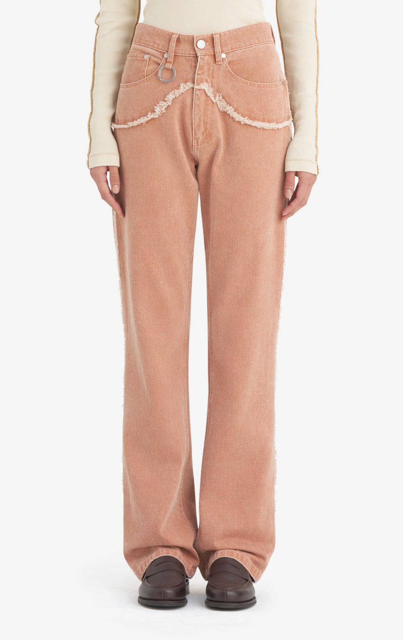 BOOTCUT JEANS 42 / APRICOT