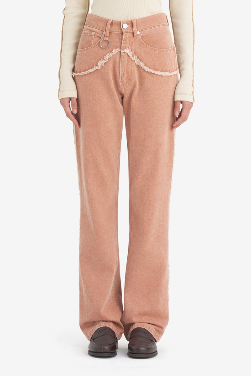 BOOTCUT JEANS ABRICOT 2
