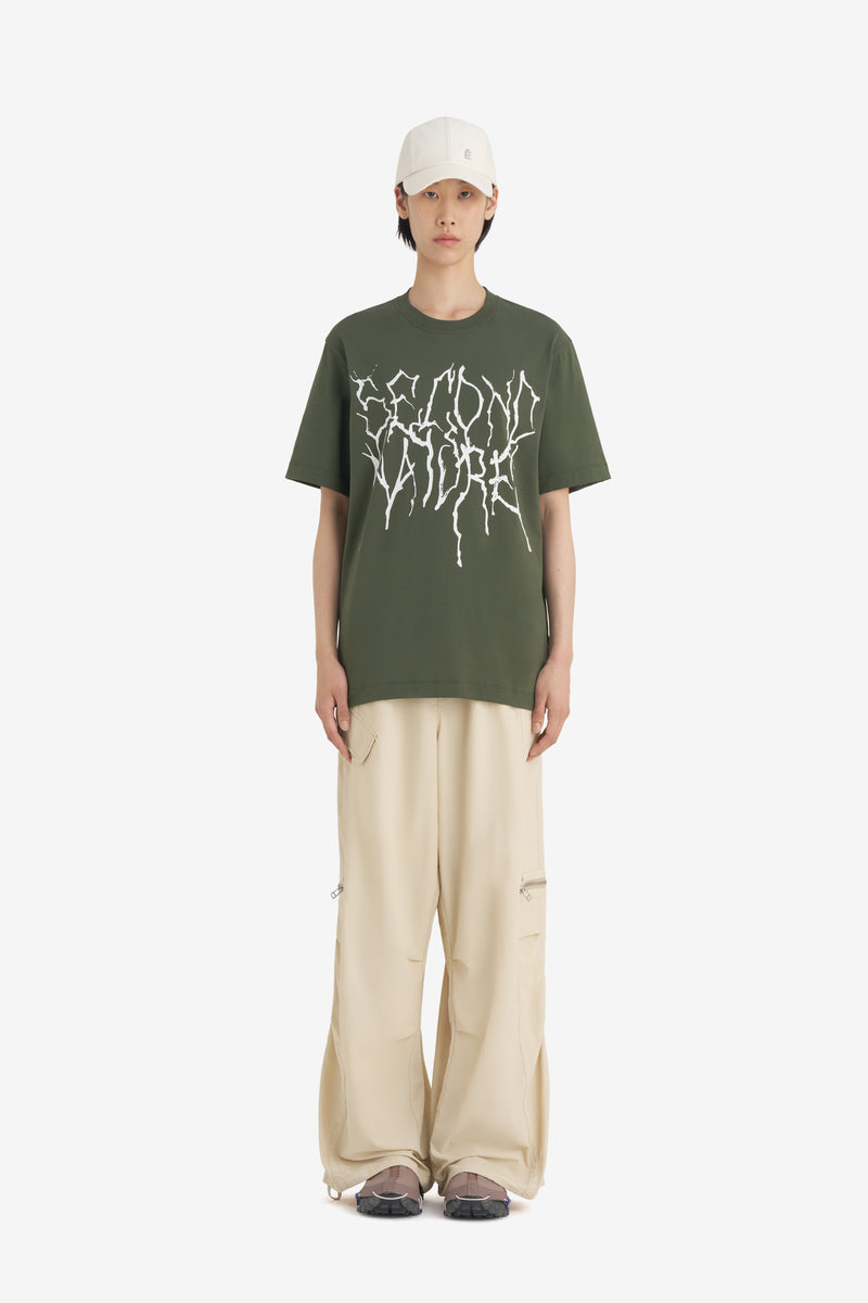 REGULAR T-SHIRT NATURE DK GREEN 4