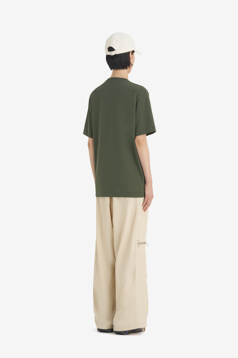 REGULAR T-SHIRT NATURE DK GREEN 6