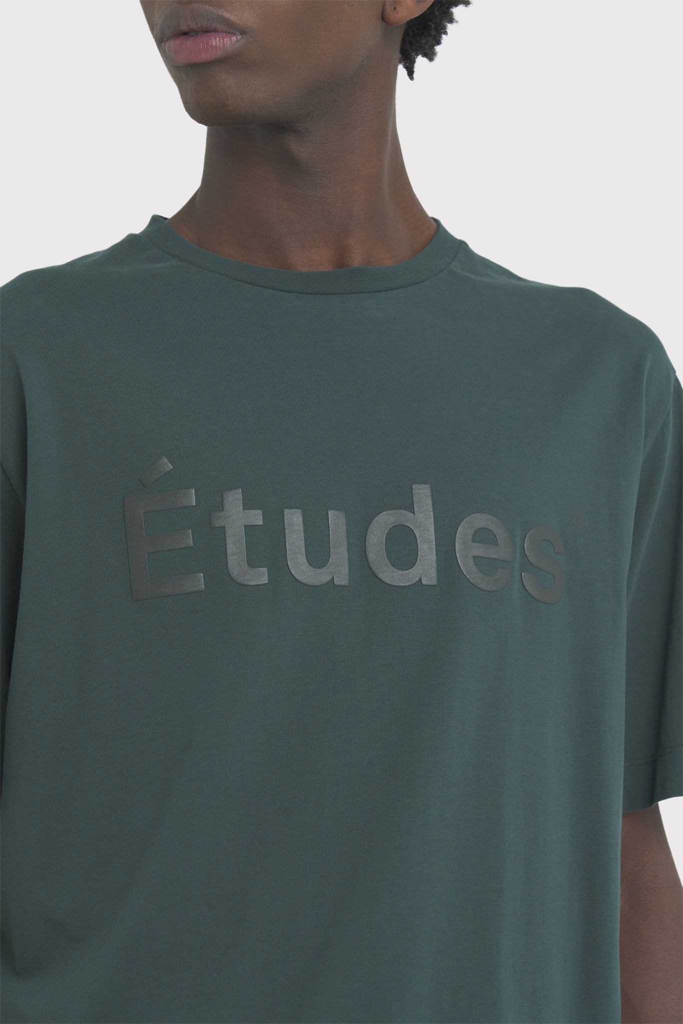 ÉTUDES WONDER ETUDES DK GREEN WASHED T-SHIRTS 4