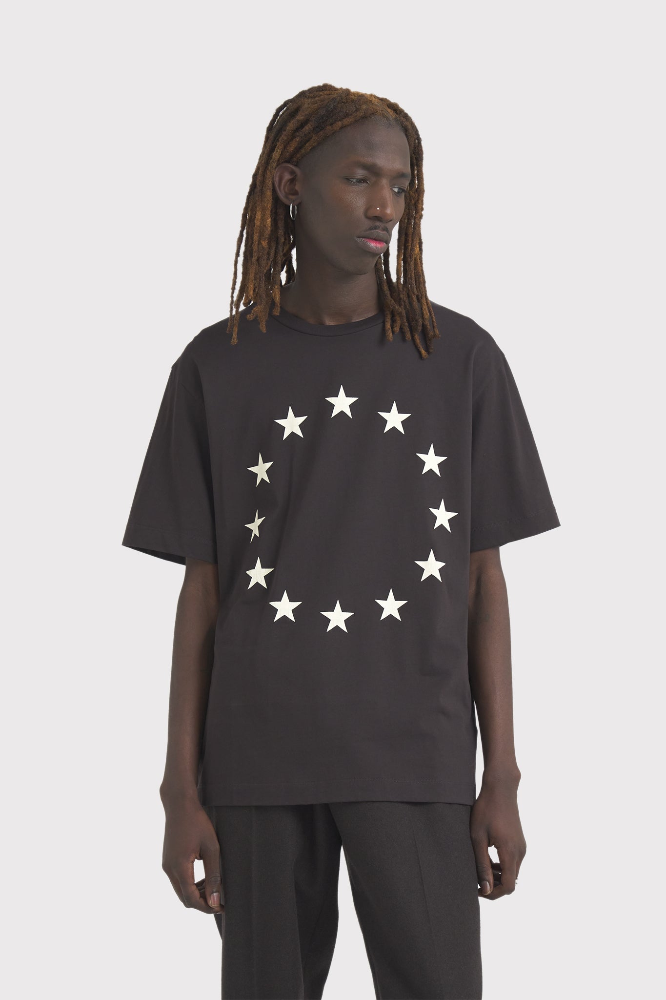 ÉTUDES WONDER EUROPA DK BROWN T-SHIRTS 3