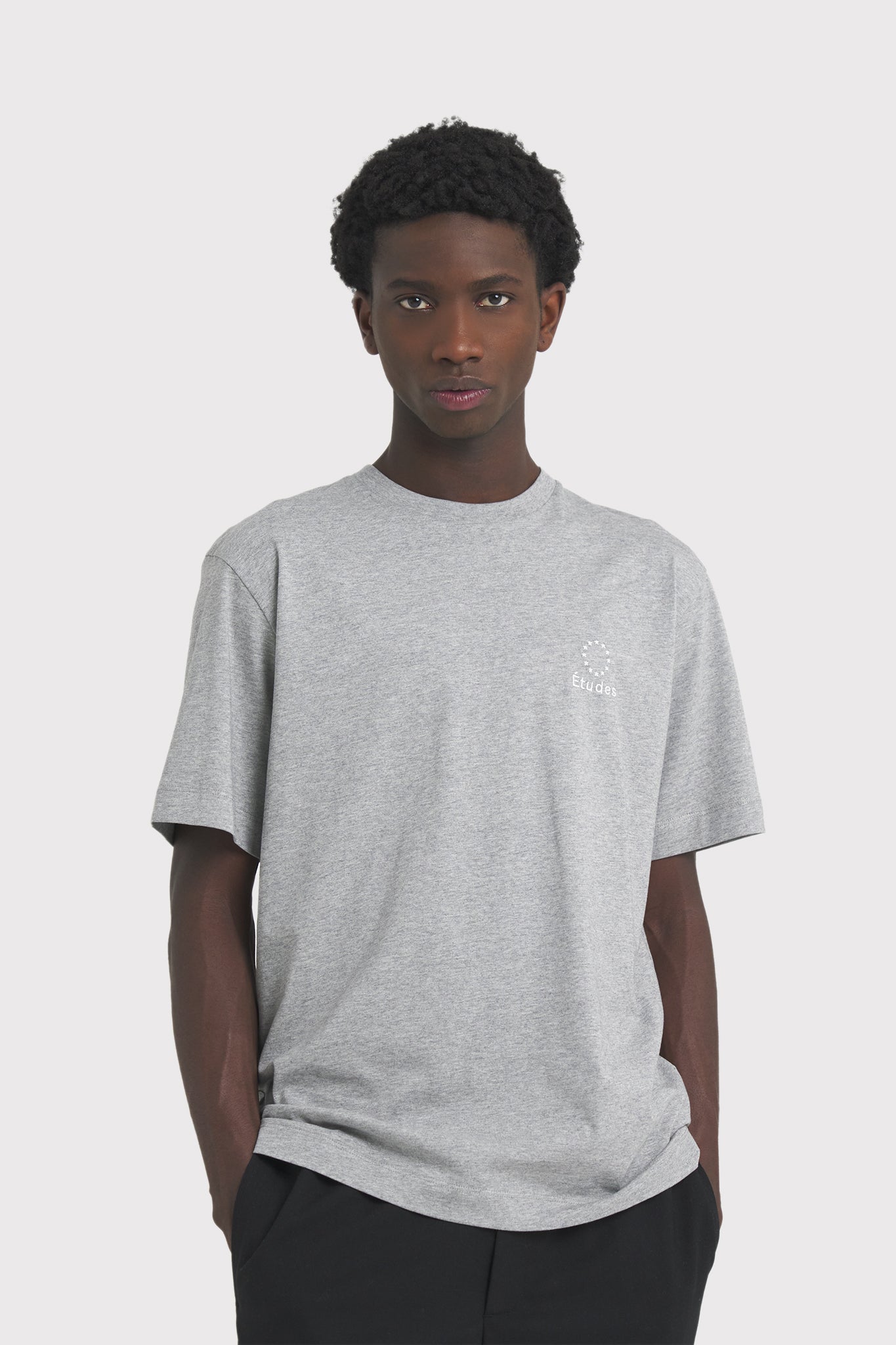 ÉTUDES WONDER LOGO HEATHER GREY T-SHIRTS 3