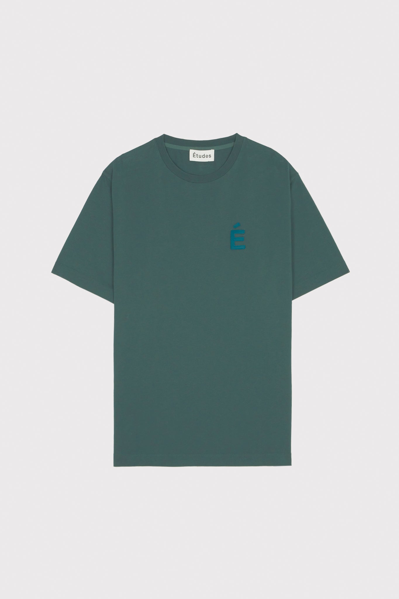ÉTUDES WONDER PATCH DK GREEN WASHED T-SHIRTS 2