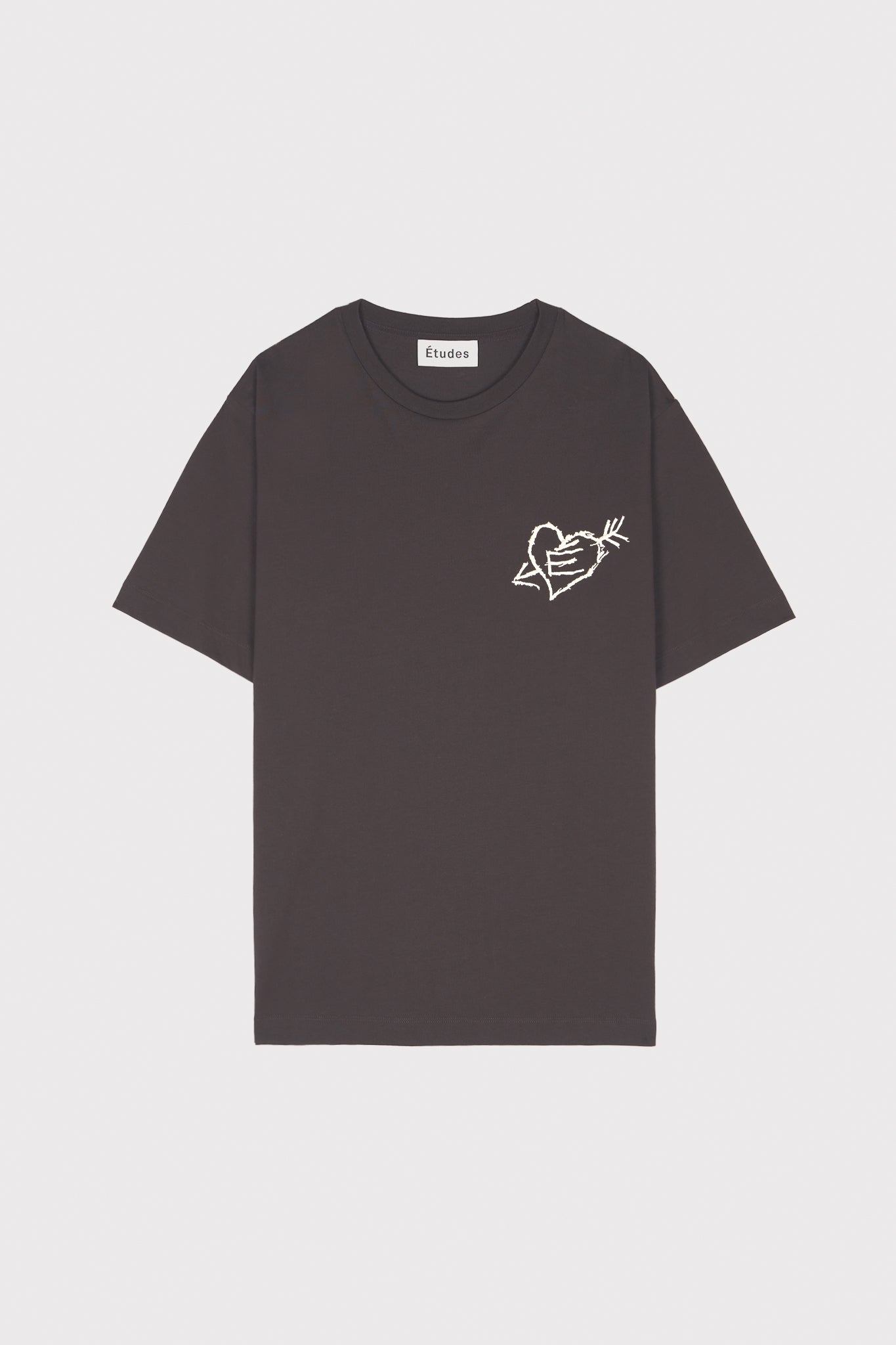 ÉTUDES WONDER SMALL GRAFFITI DK BROWN T-SHIRTS 2