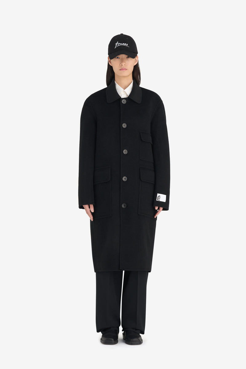 CLASSIC WOOL COAT BLACK 4