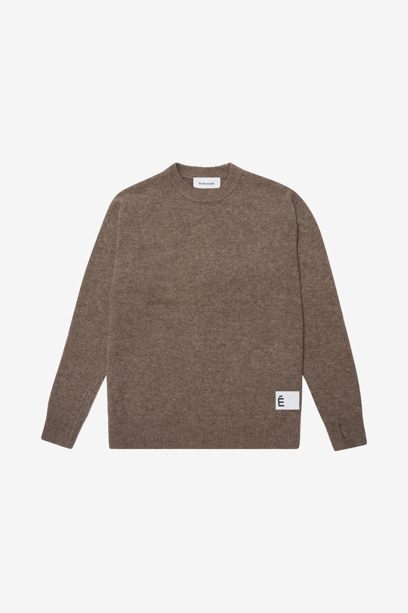 ROUND NECK DARK BROWN BROWN 1