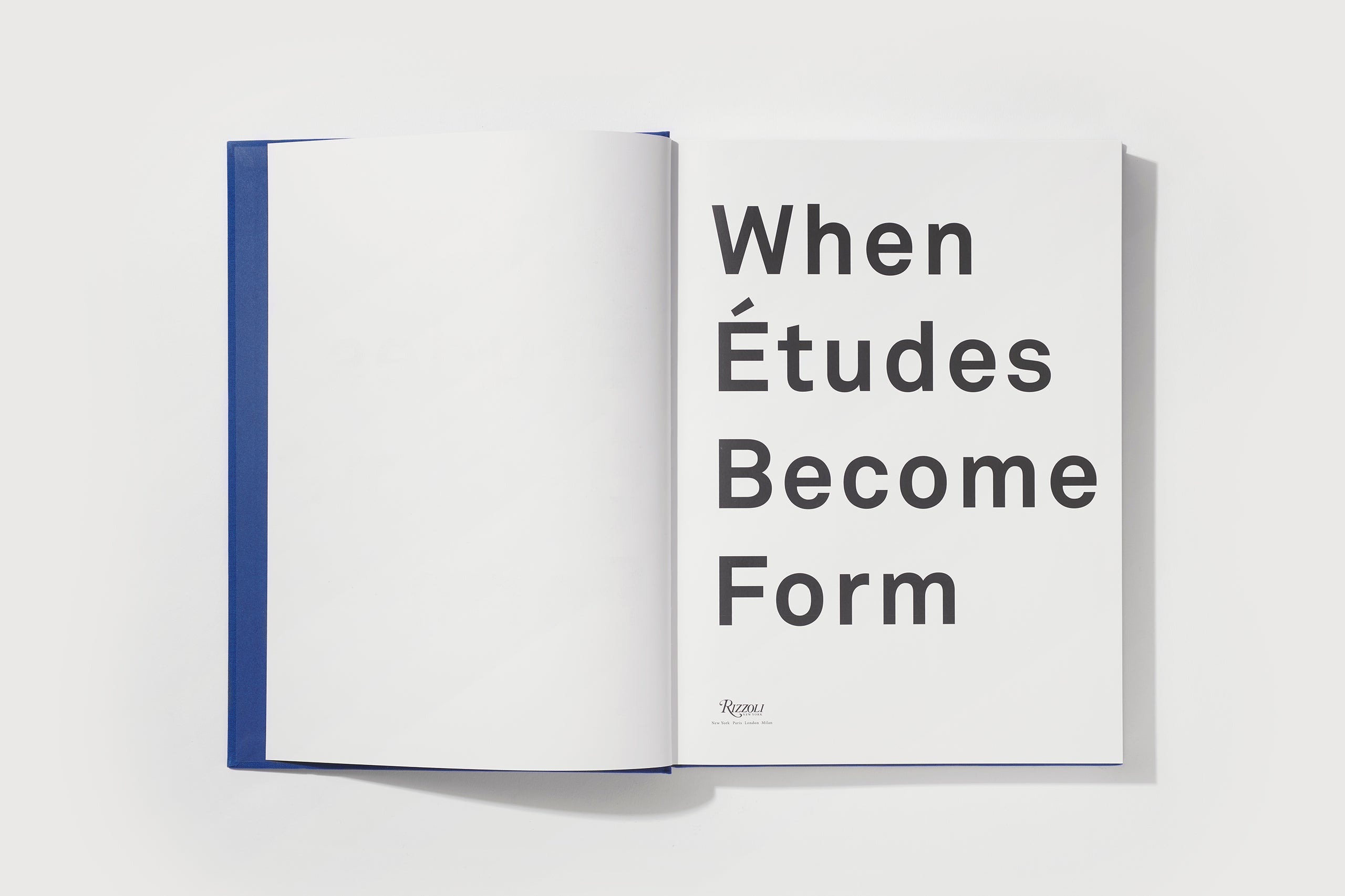 WHEN ÉTUDES BECOME FORM